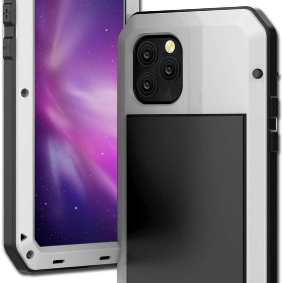 Shockproof Metal Case for iPhone 11 PRO MAX Gorilla Heavy Duty 360 Cover White - Picture 4 of 12